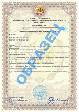 Приложение 1 Зеленогорск Сертификат ГОСТ РВ 0015-002